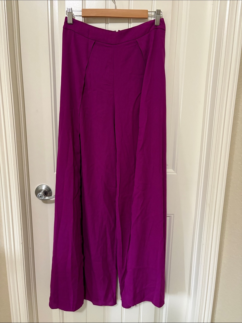 NWT Lulus Women's Wide-Leg Pants in Magenta Pink/Purple